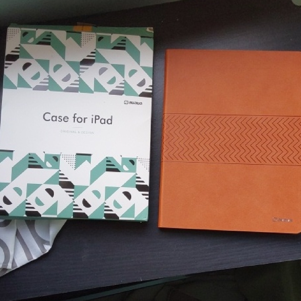 Orange Textured Folio Tablet Case for iPad by Unbranded